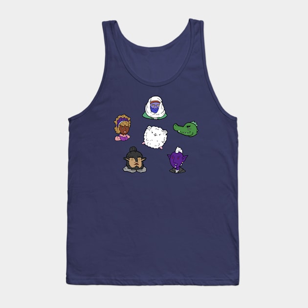 RPG Pals Club:In Too Waterdeep Tank Top by Adaser